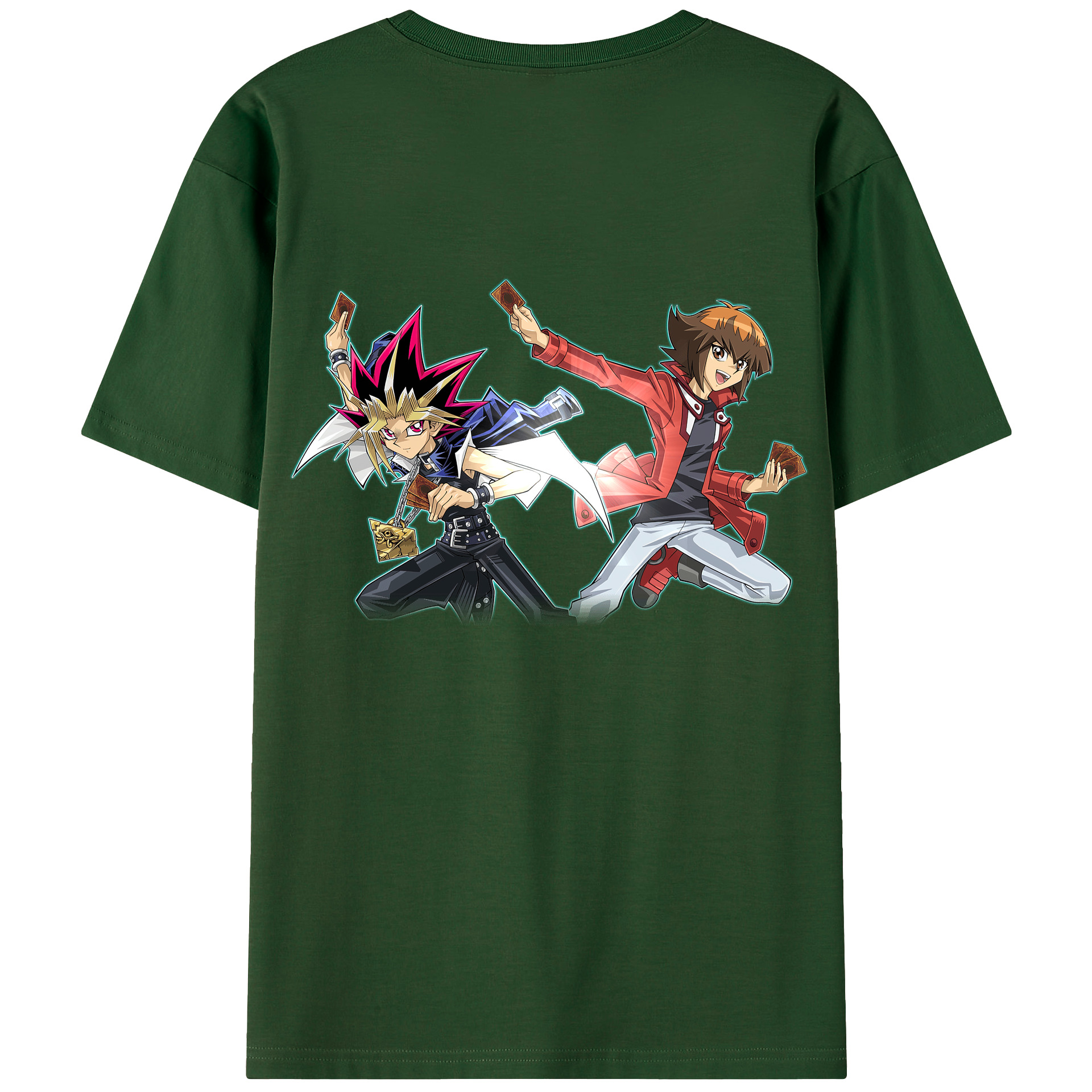 （画像用） 遊☆戯☆王 Yu-Gi-Oh! 綿100％半袖Tシャツ（背面プリント）